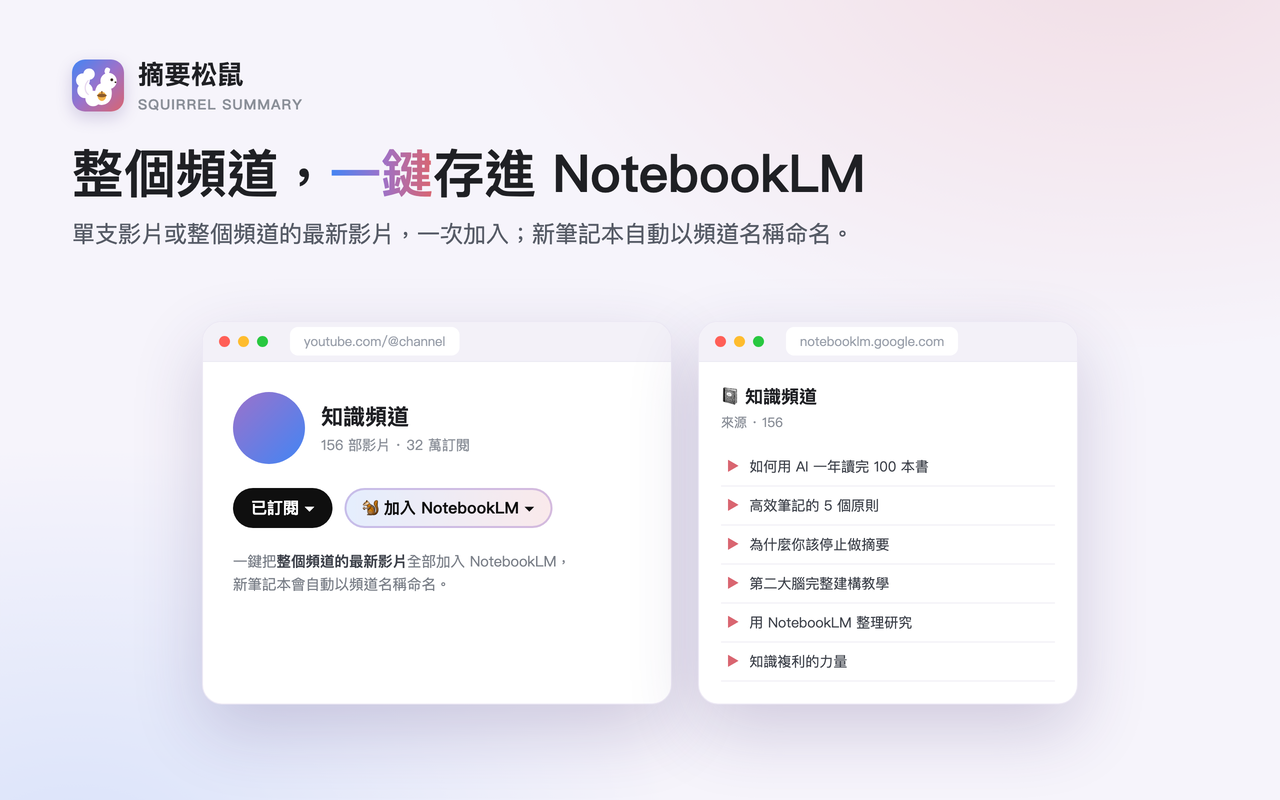 摘要松鼠 操作畫面