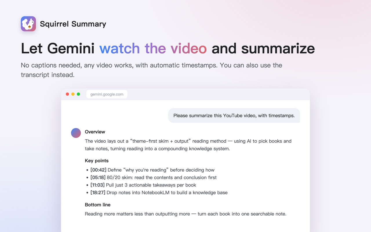 Squirrel Summary screenshot